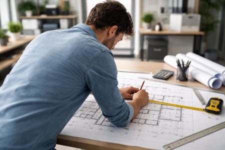 architecte-plan-outils-bureau-moderne