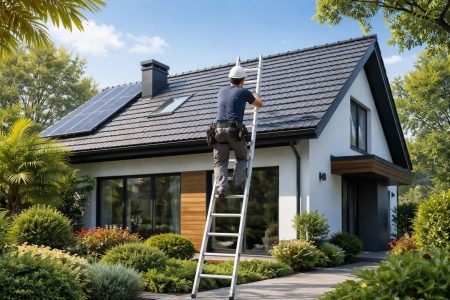 maison-moderne-toit-vegetation-ouvrier