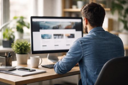 bureau-moderne-personne-ecran-ordinateur