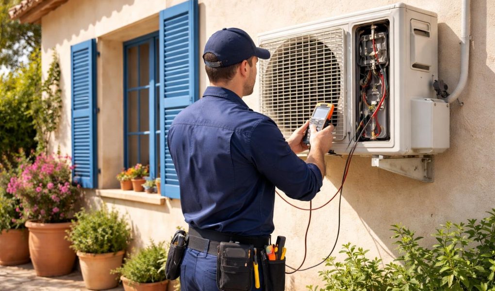 technicien-unite-climatisation-maison-mediterraneenne